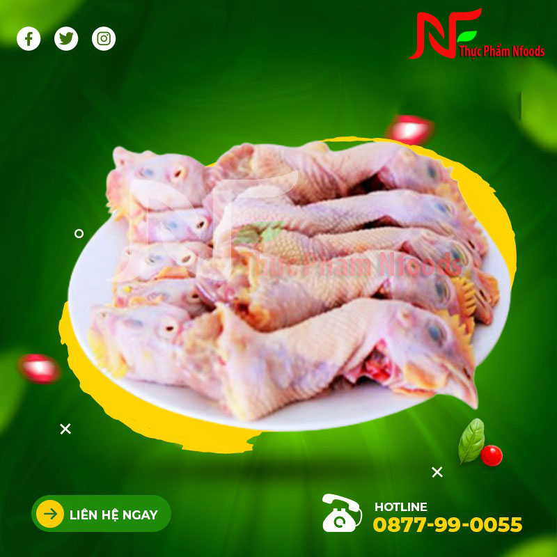 Đầu gà đông lạnh