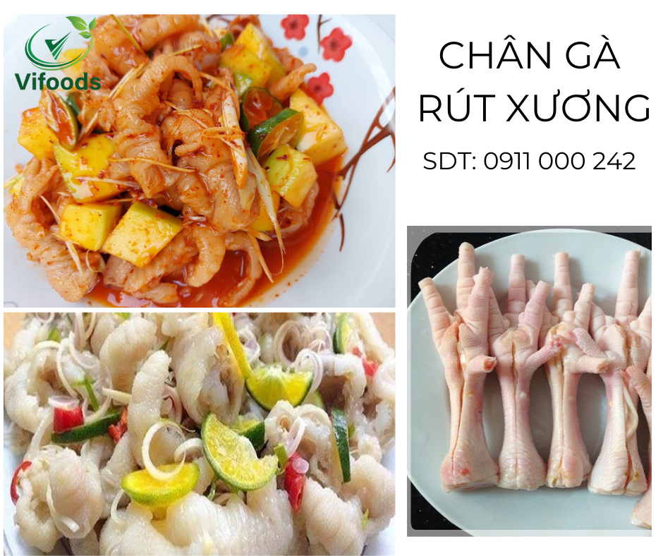 Địa chỉ mua chân gà rút xương giá rẻ, chất lượng, uy tín